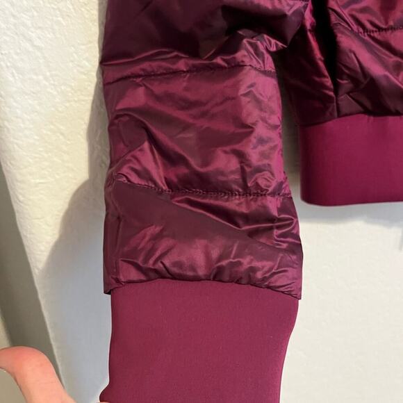Lululemon Reversible Quilted Non Stop Bomber Jacket Purple 4 - Picture 8 of 11